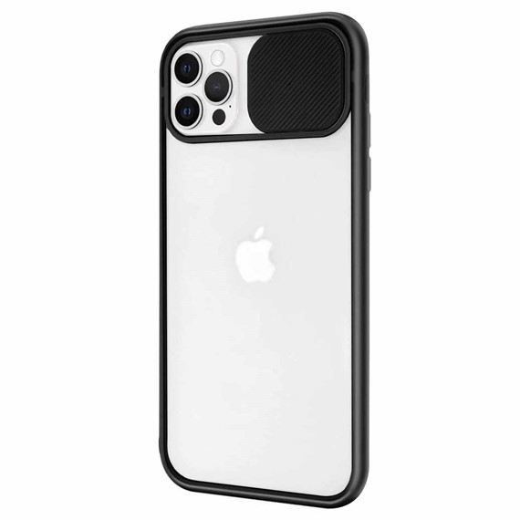 CaseUp Apple iPhone 13 Pro Max Kılıf Camera Swipe Protection Siyah 2